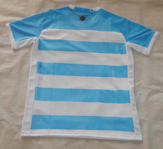 Rugby World Cup 2015 Argentina White-Blue Shirt - Click Image to Close