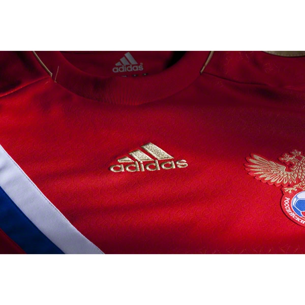 2012 Russia Home Red Soccer Jersey Shirt - Click Image to Close