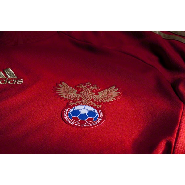 2012 Russia Home Red Soccer Jersey Shirt - Click Image to Close