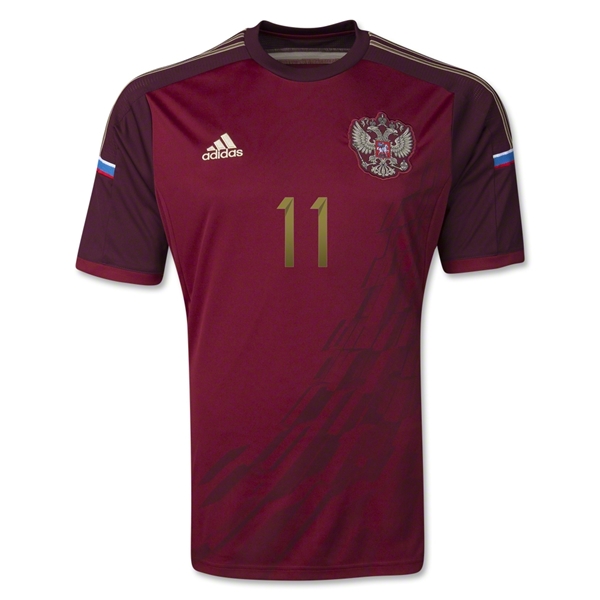 2014 Russia #11 KERZHAKOV Home Red Jersey Shirt - Click Image to Close