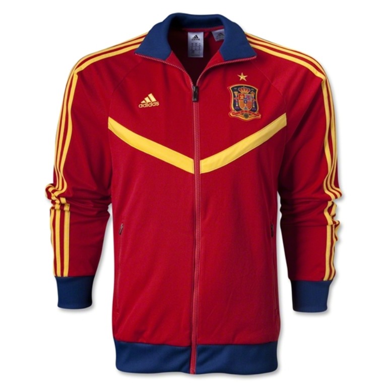13-14 Spain Red Track Jacket - Click Image to Close