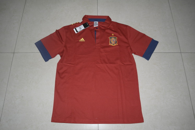 2013 Spain Red Polo T-Shirt - Click Image to Close