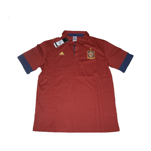 2013 Spain Red Polo T-Shirt - Click Image to Close