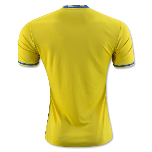 Sweden 2016 Home Soccer Jersey - Click Image to Close