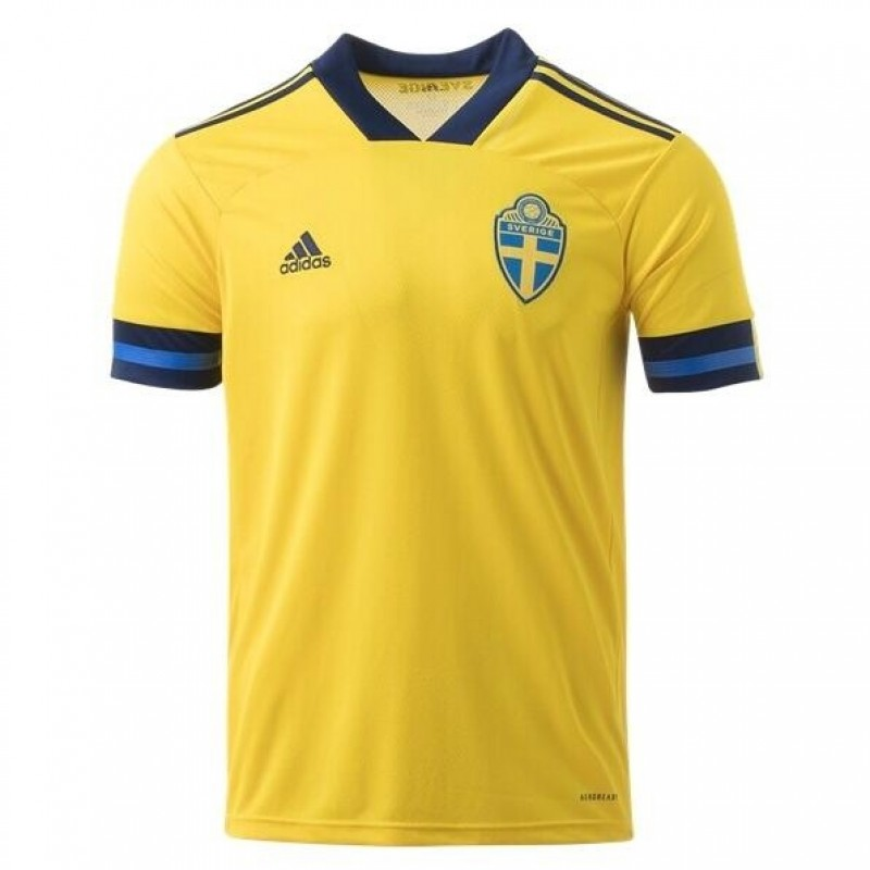Euro 2020 Sweden Home Yellow Soccer Jersey Shirt #10 IBRAHIMOVIC - Click Image to Close