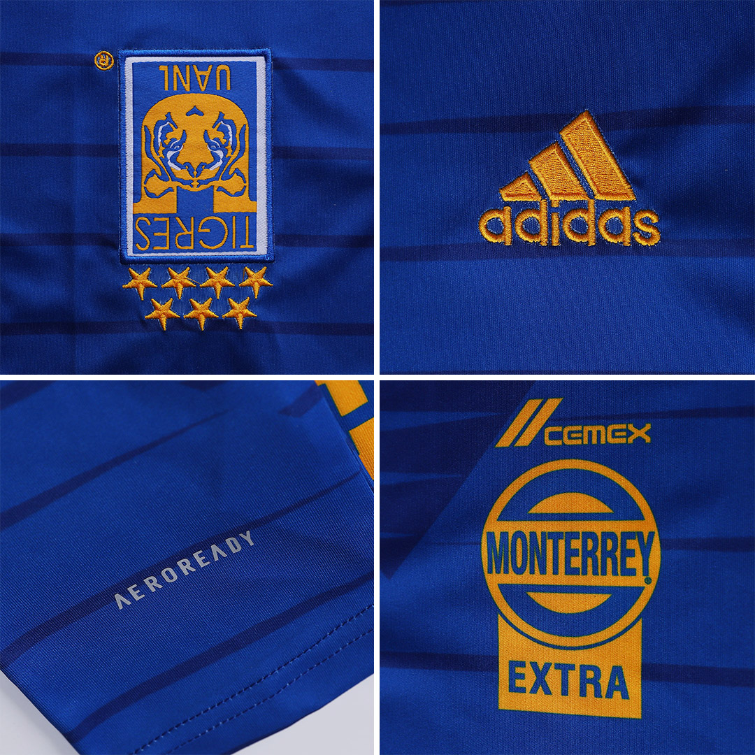 20-21 Tigres UANL Away Blue Soccer Jersey Shirt