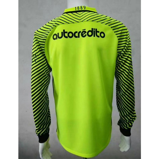 Rosario Central Green Goalkeeper 2017/18 LS Soccer Jersey Shirt - Click Image to Close