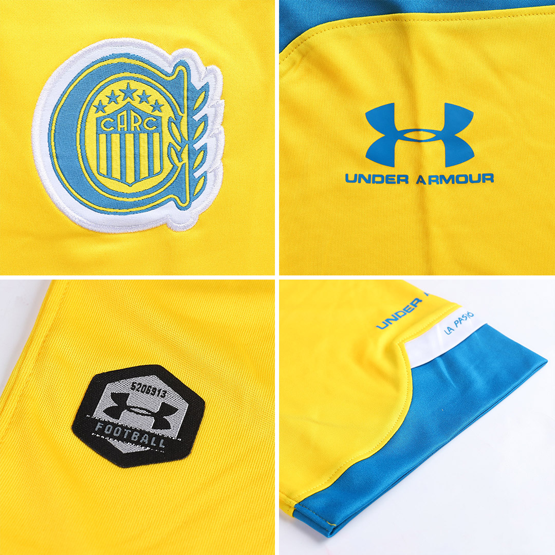 Rosario Central 20-21 Away Yellow Soccer Jersey Shirt - Click Image to Close