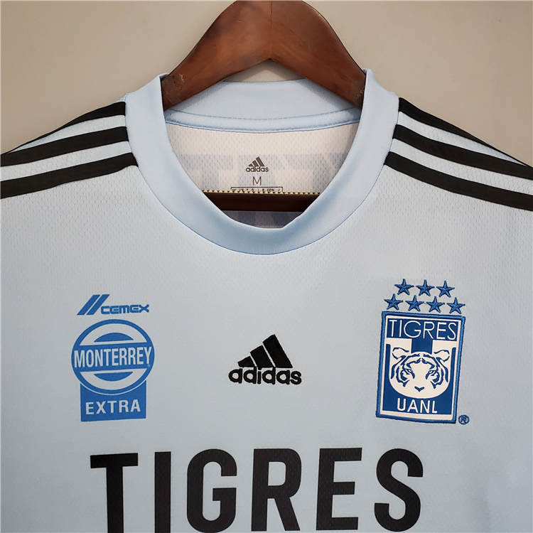 21-22 Tigres UANL Away Blue Soccer Jersey Football Shirt - Click Image to Close
