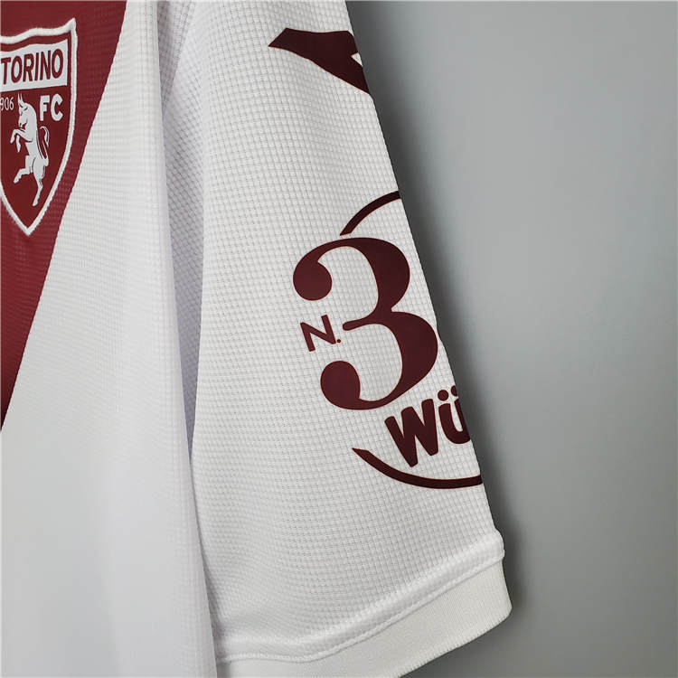 Torino 21-22 Away White Soccer Jersey Football Shirt - Click Image to Close