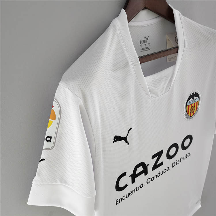 Valencia 22/23 Home White Soccer Jersey Football Shirt - Click Image to Close