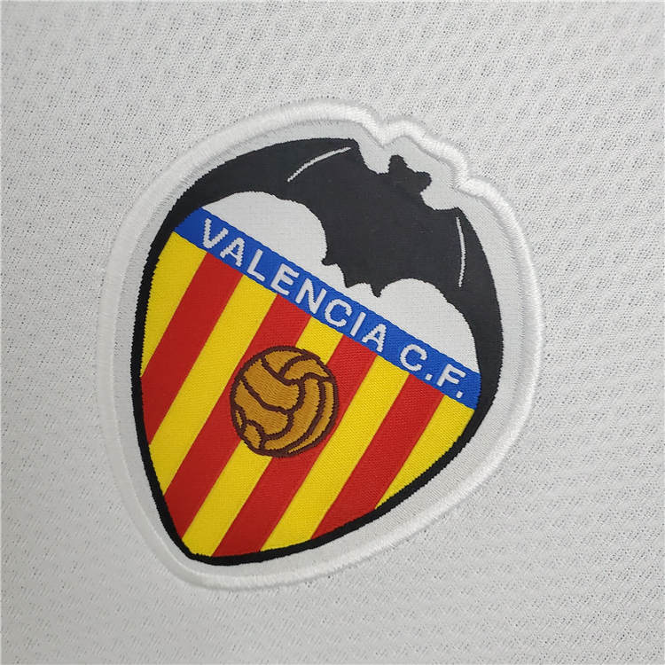 Valencia 21-22 Home White Soccer Jersey Football Shirt - Click Image to Close