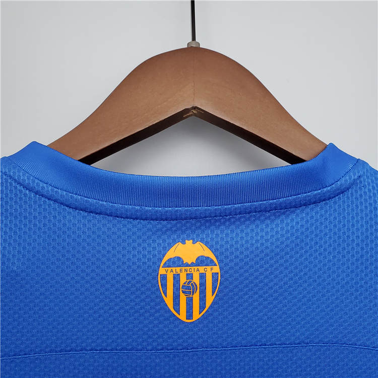 Valencia 21-22 Third Blue Soccer Jersey Football Shirt - Click Image to Close