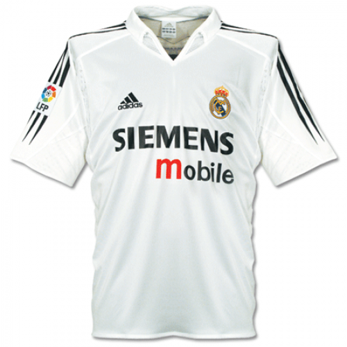 Real Madrid Home 04/05 Retro Soccer Jersey Shirt
