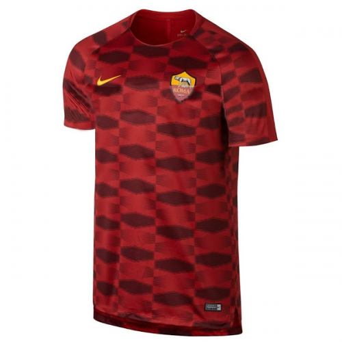 Roma 2017/18 Red Pre-Match Training Jersey Shirt