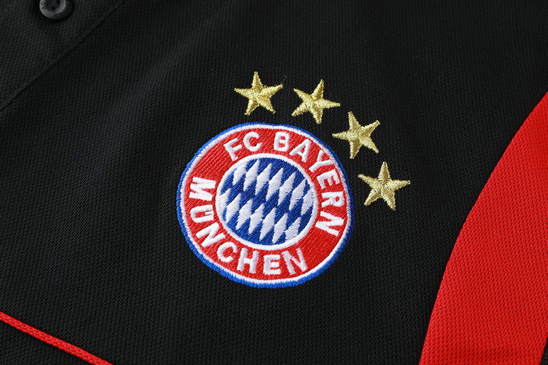 Bayern Munich 2019-20 Black Polo Shirt Kits - Click Image to Close