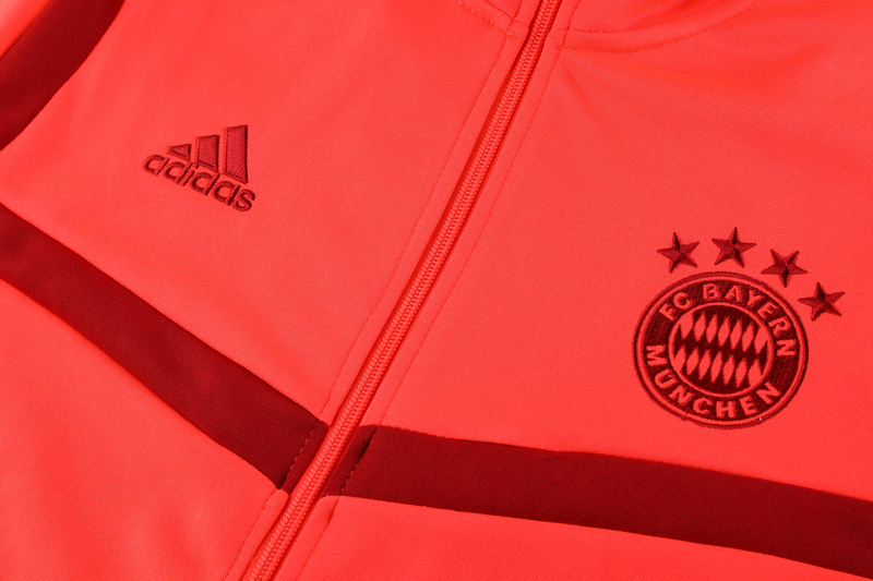 Bayern Munich 2019-20 Dark Red High Neck Collar Training Kit - Click Image to Close