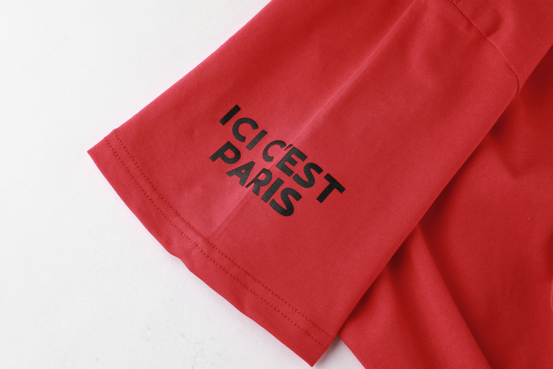 2019-20 PSG Big Logo Red Polo shirt - Click Image to Close