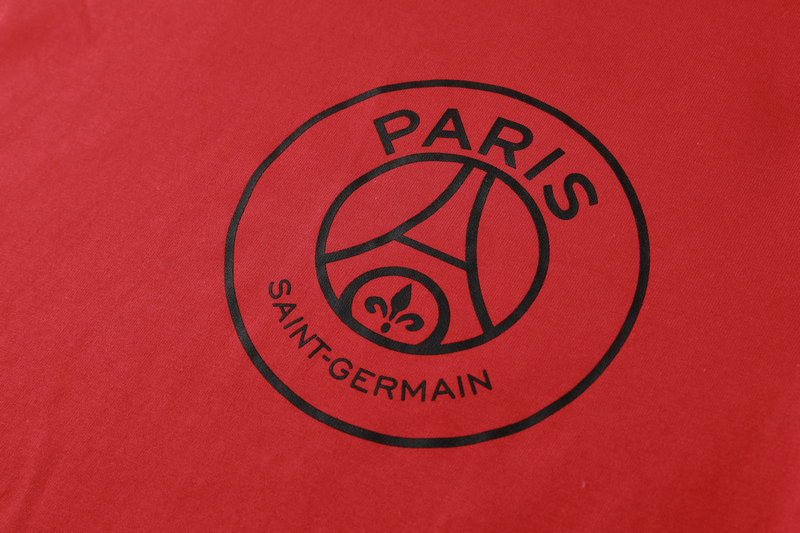 2019-20 PSG Big Logo Red Polo shirt