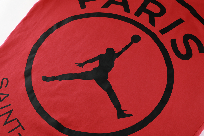 2019-20 PSG Big Logo Red Polo shirt