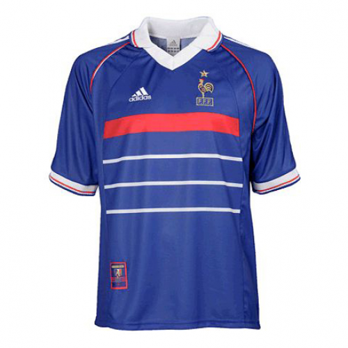 France Home 1998 Retro Soccer Jersey Shirt
