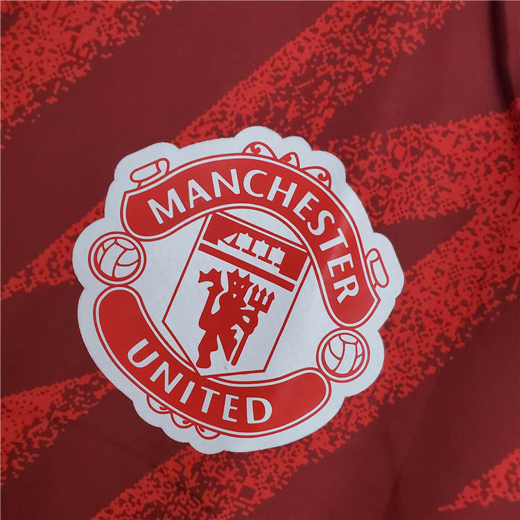 Manchester United 21-22 Red Jacket Windbreaker - Click Image to Close