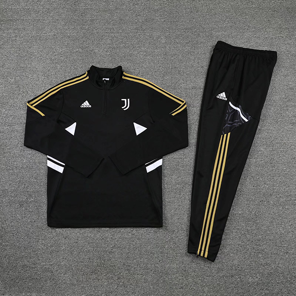 Juventus 22/23 Black Half Zipper Suit - Click Image to Close