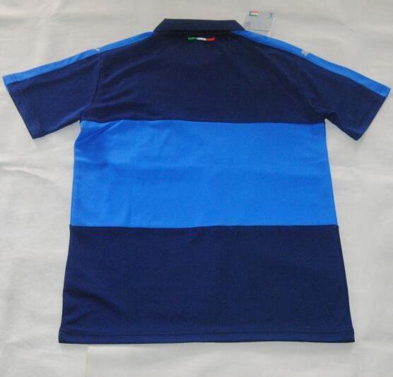 Italy 2016 Euro Blue Polo Shirt - Click Image to Close